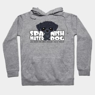 Spanish Water Dog (Black) - DGBigHead Hoodie